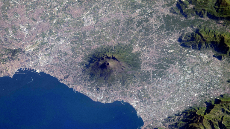 Astronaut spots Mount Vesuvius from space photo of the day for June 8, 2026.