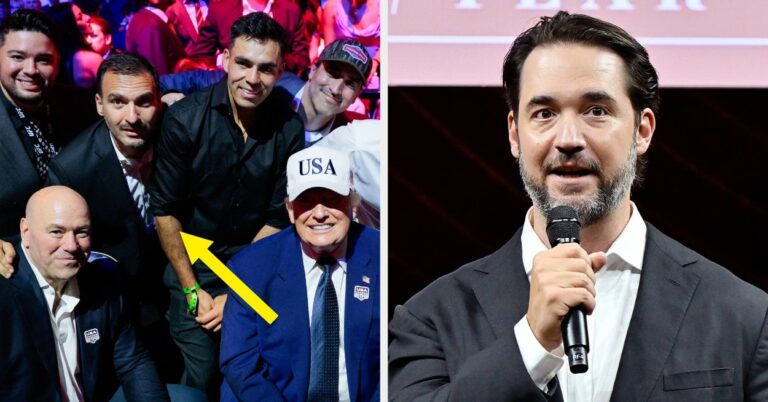 Alexis Ohanian Just Explained Why He Attended Trump's UFC Event After Facing Backlash