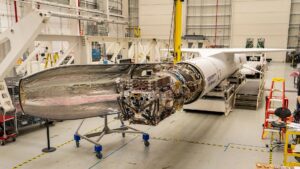 Satellite-boosting spacecraft readies for launch inside air-launched rocket photo of the day for June 12, 2026