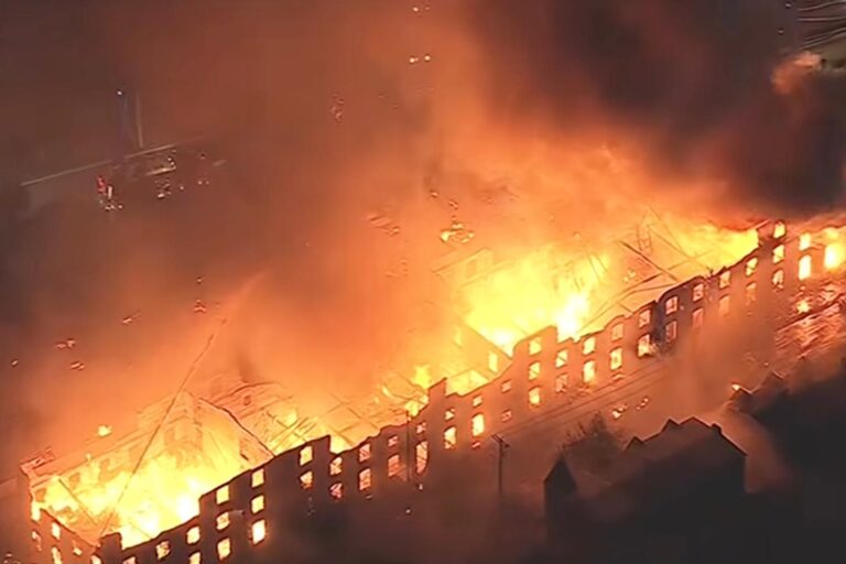 2 Juveniles Accused of Setting Massive Fire That Destroyed Several Homes