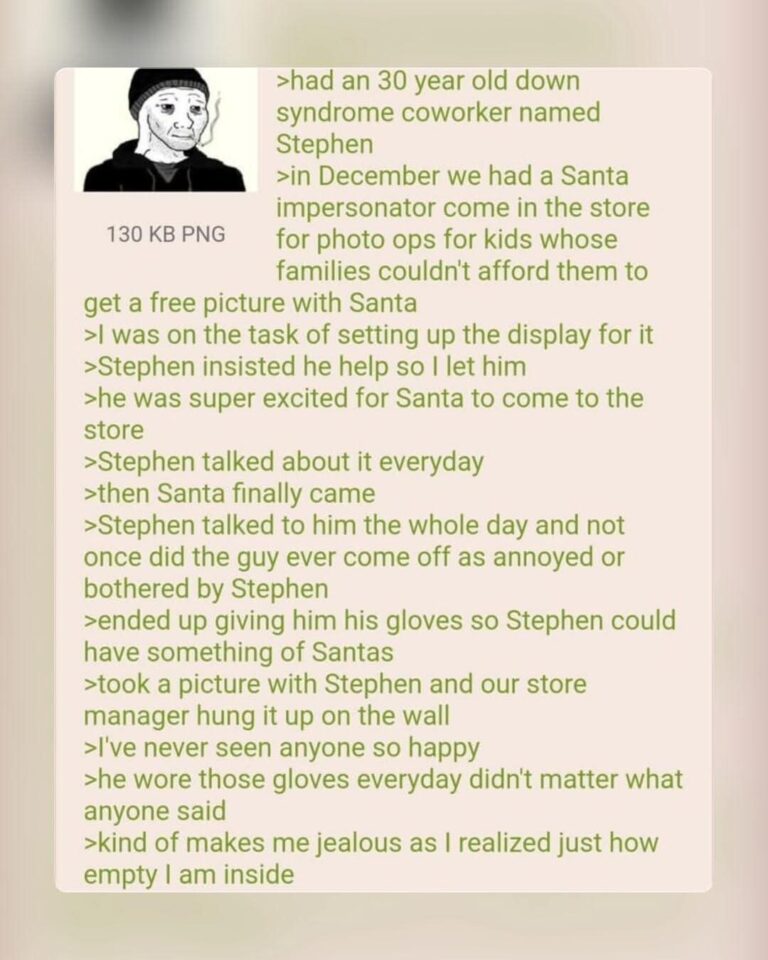 Anon's Down Syndrome Coworker