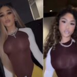 Ari Fletcher and Keyshia Ka’oir Both Wore the Same $500 Jean Paul Gaultier Bicolor Playsuit — Who Wore It Better?