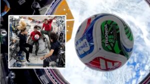 NASA sent a FIFA World Cup 2026 ball to the ISS so astronauts can test their footwork in zero gravity (video)