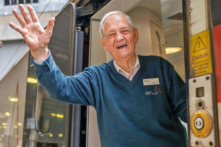 Train Manager, 84, Says Love of Locomotives Is Why He Hasn't Retired, and His Job Remains a 'Reason to Get Up in the Morning'