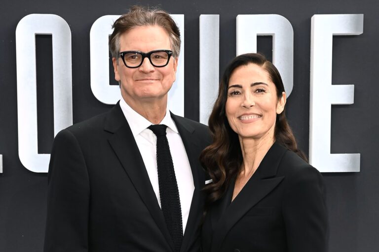 Colin Firth and Girlfriend Eleonora Perboni Make a Rare Public Appearance Together During “Disclosure Day” Premiere