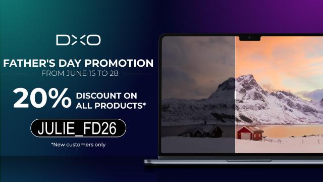 DxO Father’s Day Sale 2026: Save 20% on PhotoLab, Nik Collection & More