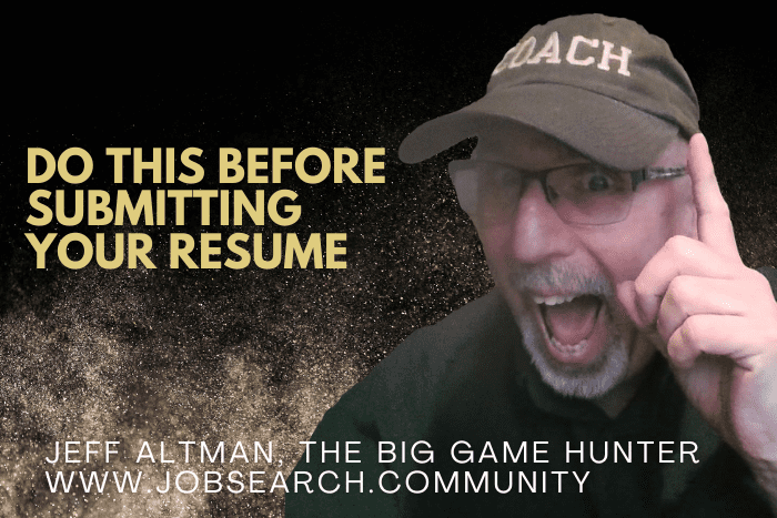 Do This Before Submitting Your Resume
