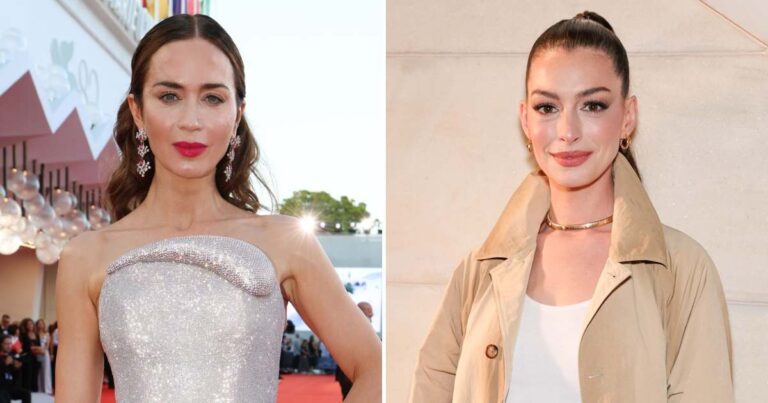 Emily Blunt Jokes She’d Love to Get it On With Anne Hathaway