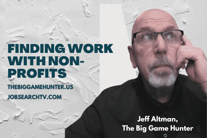 Finding Work with Non-Profits