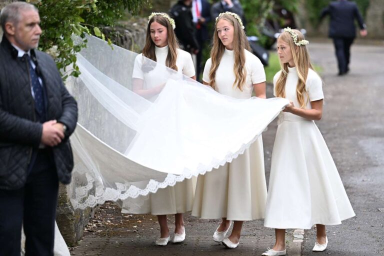 Peter Phillips and Harriet Sperling's Teen Daughters Take Center Stage at Their Royal Wedding