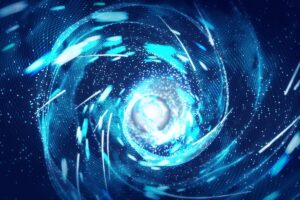 Can black holes send information back in time?