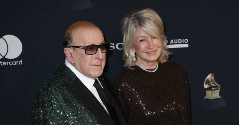 Martha Stewart Shares Touching Tribute to Late Clive Davis