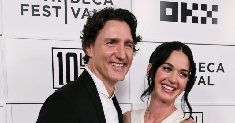 Katy Perry and Justin Trudeau Make Red Carpet Debut With PDA