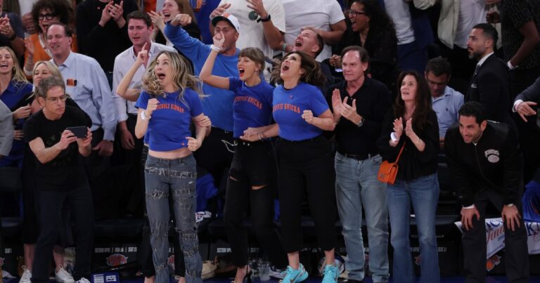 Taylor Swift Jokes She Screamed for Entire Knicks Game
