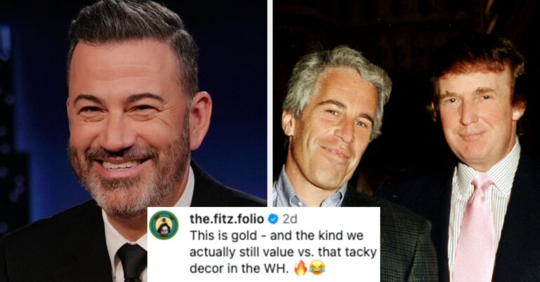 Jimmy Kimmel Just Trolled Donald Trump's Alleged Jeffrey Epstein Ties, And People Are Loving It
