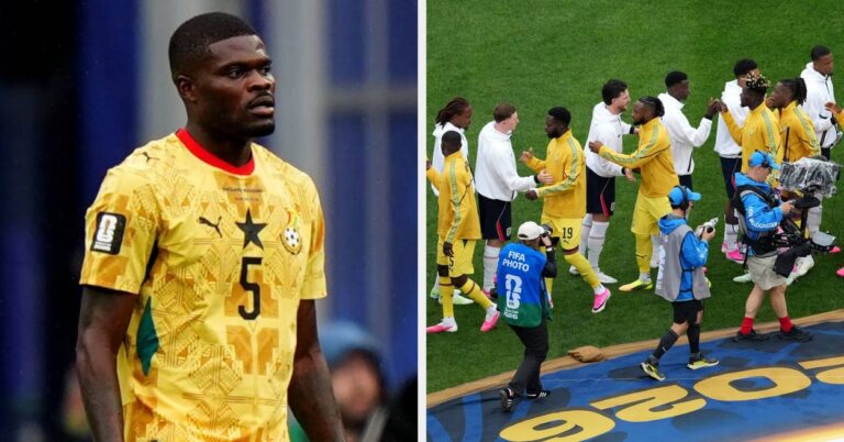 Djed Spence, Thomas Partey Handshake Snub At 2026 World Cup