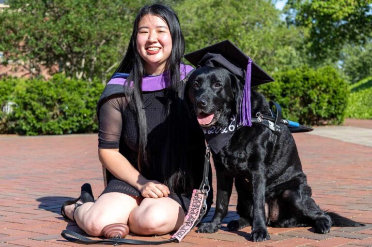 Blind Architecture Student Walks Graduation Stage with Beloved Guide Dog After Earning Her Master’s Degree (Exclusive)