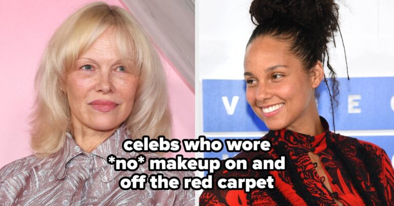 25 Times Celebrities Went Bare-Faced On And Off The Red Carpet