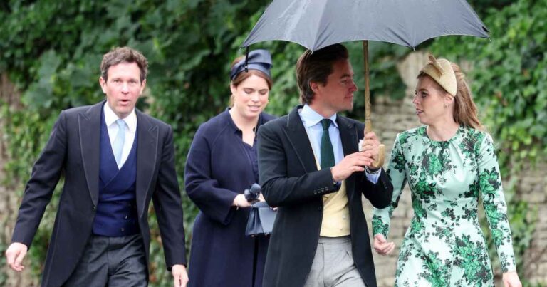 Prince Andrew’s Daughters Attend Peter Phillips’ Wedding