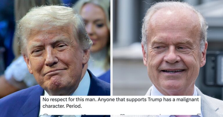 Kelsey Grammer Defended Trump And Called Him "Charming," And Everyone's Saying The Same Thing