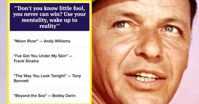 Can You Match These Classic Crooner Song Lyrics?