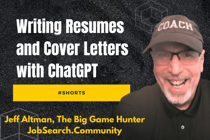 Writing Resumes and Cover Letters with ChatGPT #shorts
