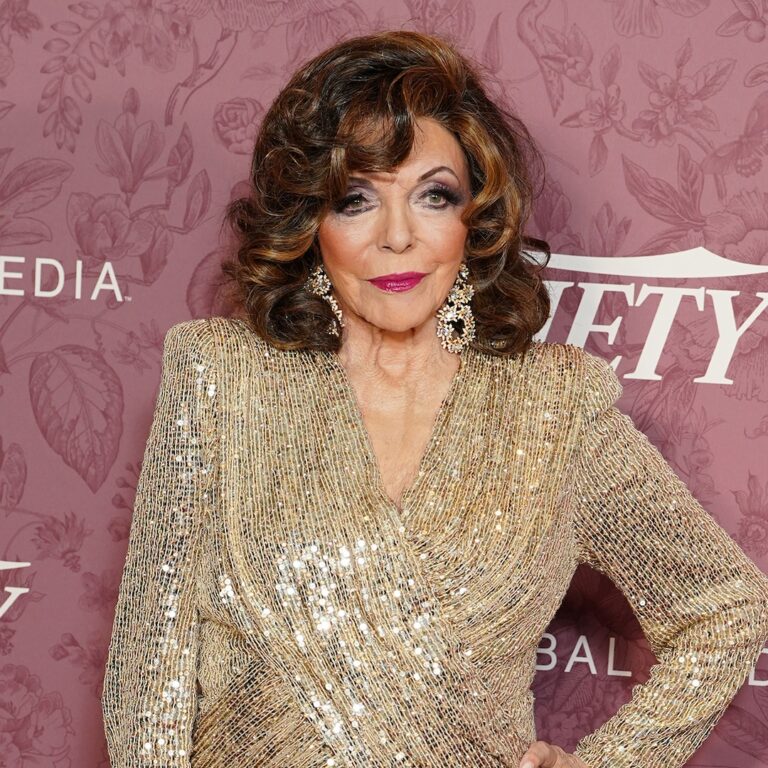Dynasty’s Joan Collins, 93, Attends Variety Power of Women Red Carpet