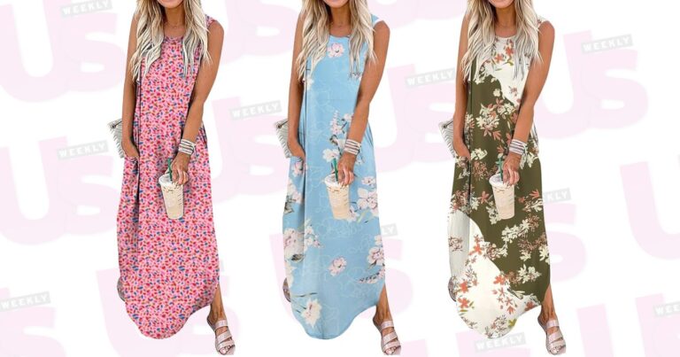 This Loose Rich Mom Maxi Dress on Amazon Hides Love Handles
