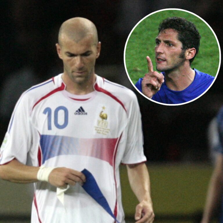 Look Back at Marco Materrazi, Zinedine Zidane’s 2006 Headbutt