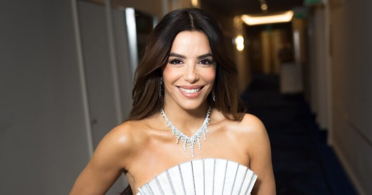 Copy Eva Longoria’s Slimming White Dress for $29 at Amazon