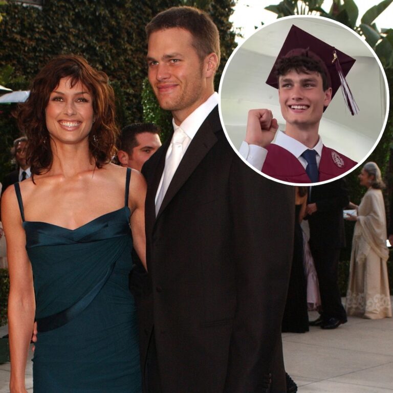 Tom Brady, Bridget Moynahan Reunite for Son Jack’s High School Graduation