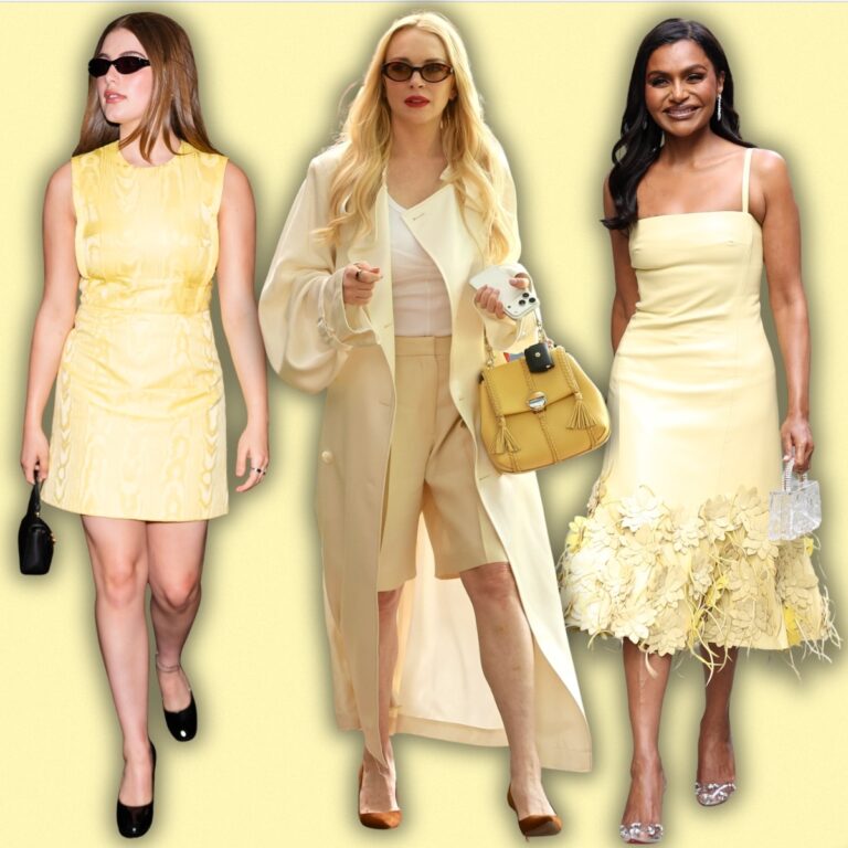 Butter Yellow Is the Celebrity Color Fashion Trend of the Summer