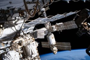 Astronauts take shelter on the International Space Station because of air leaks