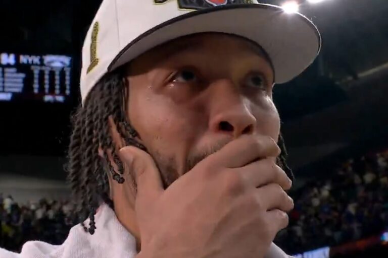 Jalen Brunson Breaks Down in Tears After He Wins His First NBA Title with Knicks: 'Don't Know What I'm Feeling'