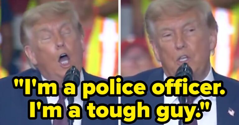 Trump's Bizarre Police Officer Story Is Making Me Feel So Confused — And The Internet Agrees