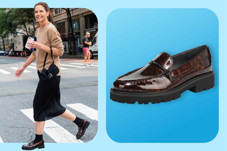 Steal Her Style: Katie Holmes’ Exact Walking-Friendly Loafers Are Available to Shop Now at Amazon