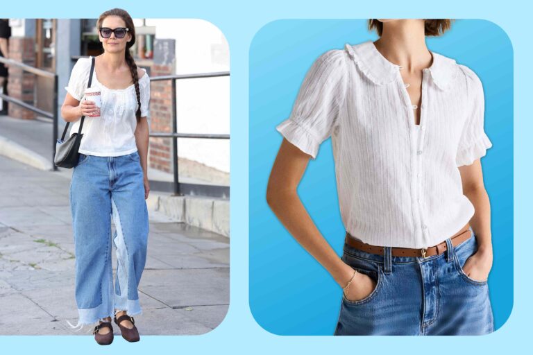 Katie Holmes Inspired Me to Add More Romantic Details to My Summer Wardrobe — Including Eyelet Blouses and Skirts