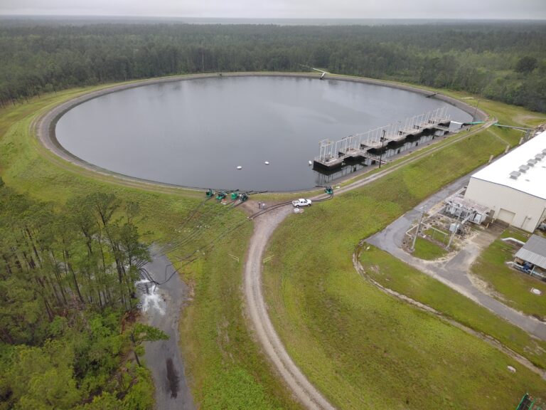 NASA Drains 66-Million-Gallon Reservoir to Upgrade Critical Water System