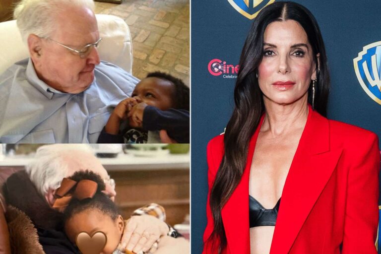 Sandra Bullock Shares Rare Throwback Photos of Kids Louis and Laila with Her Late Dad: ‘Happy Heavenly Father’s Day’