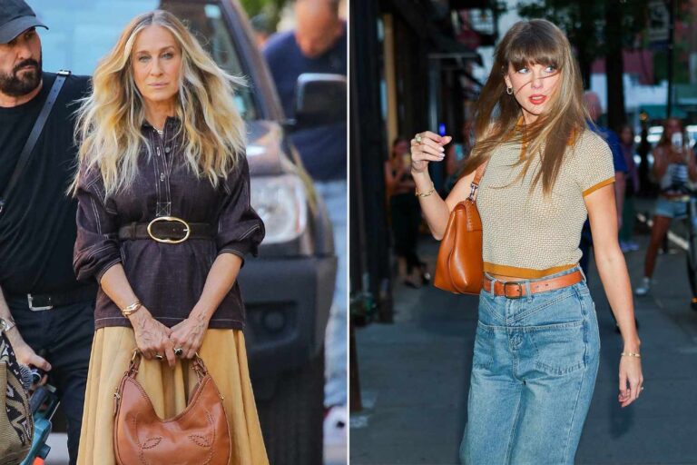 Sarah Jessica Parker, 61, and Taylor Swift, 36, Are Both Reaching for Rich Brown Bags — and We Found Lookalikes