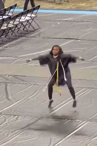 Student Breaks into Dance and Does Backflip After Receiving Her Diploma at Graduation: See the Viral Video