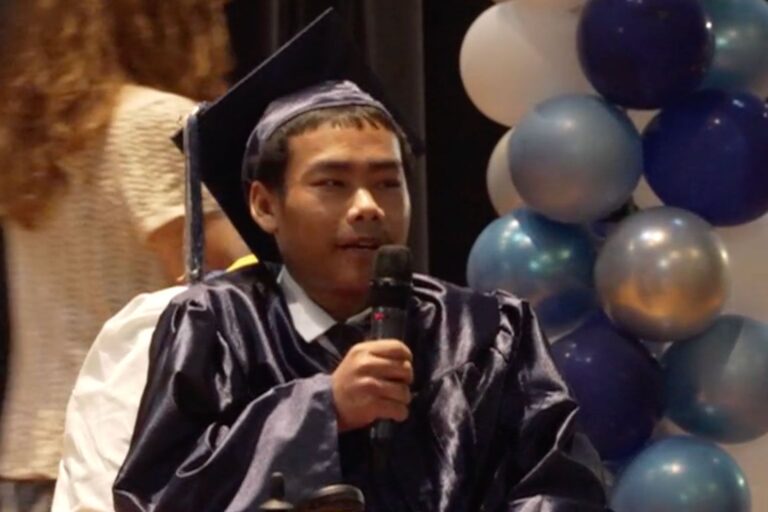 Teen Who Was Nearly Killed After Being Run Over by Garbage Truck Attends High School Graduation