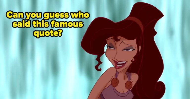 Match The Famous Line To The Character