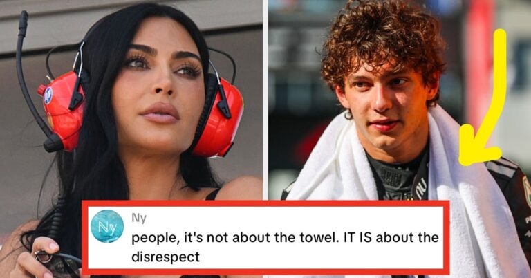 Kim Kardashian Sends Towel Gift To F1’s Kimi Antonelli