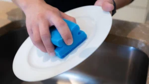 Your kitchen sponge is releasing microplastics every time you wash dishes