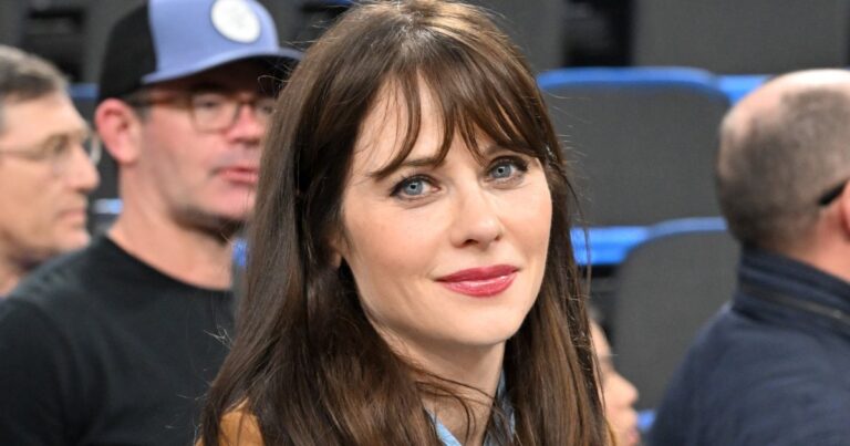 Zooey Deschanel’s Blue Kicks Will Make You Ditch White Sneakers