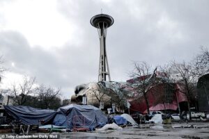 Outraged Seattle residents blast woke Dems who cleaned up squalid city just for World Cup visitors… amid fears it will soon slide back into being chaotic hellhole