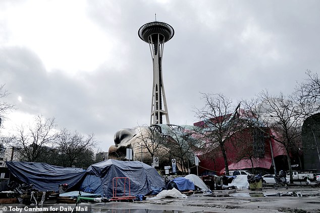Outraged Seattle residents blast woke Dems who cleaned up squalid city just for World Cup visitors… amid fears it will soon slide back into being chaotic hellhole