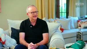 Anthony Albanese apologises after taking part in a game of ‘shag, date or marry’ during an interview