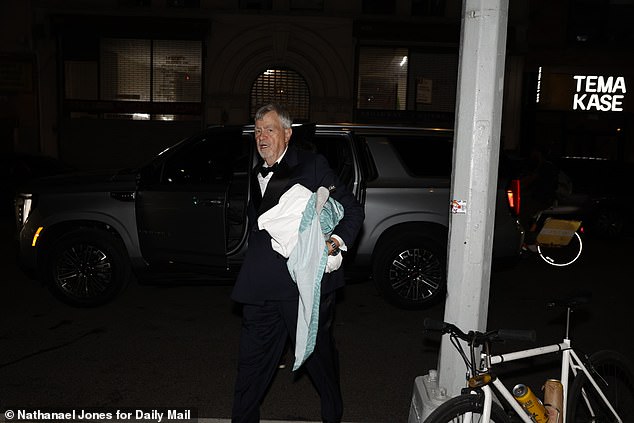 Doting dad Ed Kelce gushes over Travis and Taylor Swift’s wedding as he returns to his New York hotel